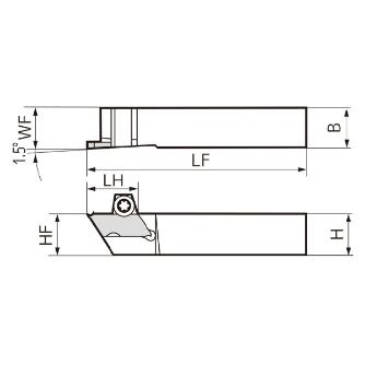 住友電気工業（株） SEC－小径突切りバイト ホルダ SCTR ＳＥＣ－小径突切りバイト　ホルダ SCTR1010