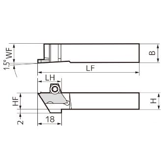 住友電気工業（株） SEC－小径突切りバイト ホルダ SCTR ＳＥＣ－小径突切りバイト　ホルダ SCTR1010-16