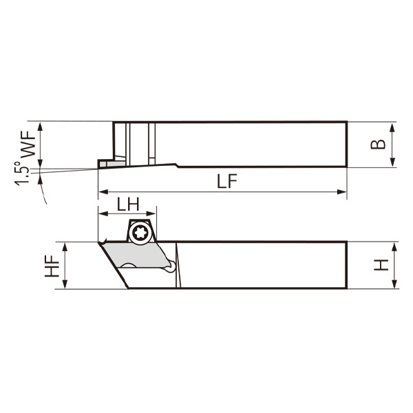 住友電気工業（株） SEC－小径突切りバイト ホルダ SCTR ＳＥＣ－小径突切りバイト　ホルダ SCTR1212-16