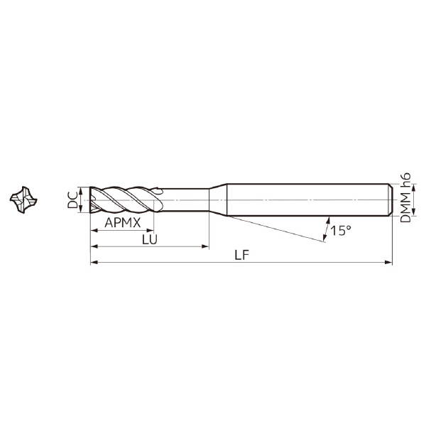 住友電気工業（株） ZXコート深彫り UP MILL SSUPR4000ZX ＺＸコート深彫り　ＵＰ　ＭＩＬＬ SSUPR4050ZX ACZ50M