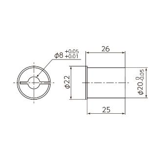 （株）マグネスケール セットブッシュ DZ811 セットブッシュ DZ-811