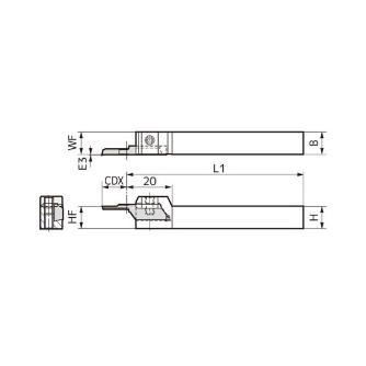 住友電気工業（株） SEC－極小径ボーリングバイト ホルダ CKB ＳＥＣ－極小径ボーリングバイト　ホルダ CKBR1616-16