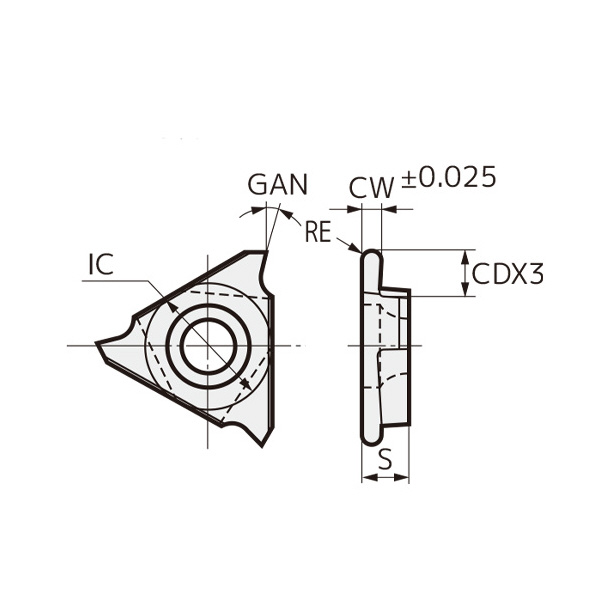 住友電気工業（株） SEC－溝入れバイト インサート TGAR-R ＳＥＣ－溝入れバイト　インサート TGAR4050R H1