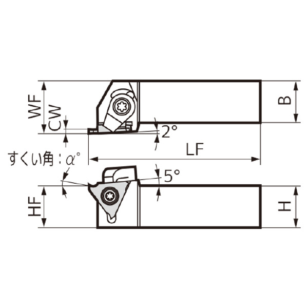 住友電気工業（株） SEC－溝入れバイト ホルダ GWC ＳＥＣ－溝入れバイト　ホルダ GWCR2020-15