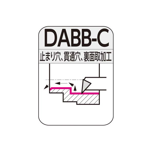 住友電気工業（株） スミダイヤ 小径ボーリングバイト DABB スミダイヤ　小径ボーリングバイト DABB035CR DA2200
