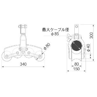 育良精機（株） 四連金車 IS 四連金車 IS-4W