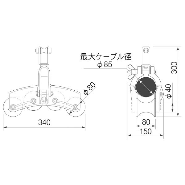 育良精機（株） 四連金車 IS 四連金車 IS-4W