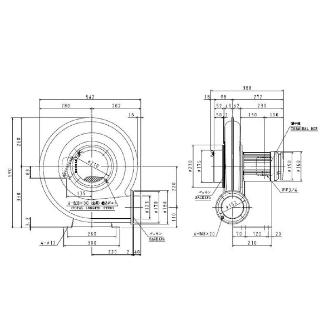 ＳＤＧ（株） 安全増防爆型電動送風機 ME-KSB 安全増防爆型電動送風機 ME-KSB-750B-R313