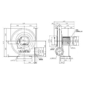 ＳＤＧ（株） 安全増防爆型電動送風機 ME-KSB 安全増防爆型電動送風機 ME-KSB-1500B-R313