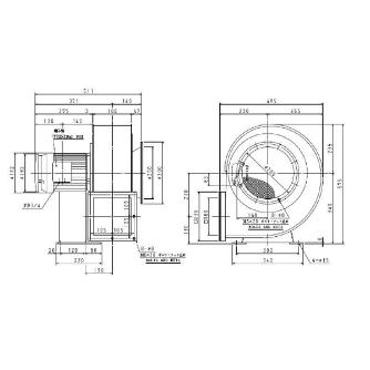 ＳＤＧ（株） 安全増防爆型電動送風機 ME-AH 安全増防爆型電動送風機 ME-AH-1000-L313