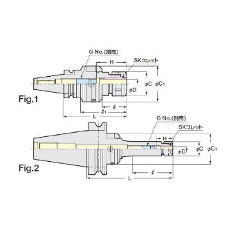 （株）日研工作所 ゼロフィット型スリムチャック NBT-SZF ゼロフィット型スリムチャック NBT50-SZF10C-105