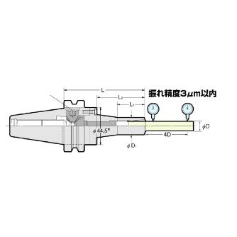 （株）日研工作所 ミニミニチャック NBT-MMC ミニミニチャック NBT40-MMC8-90
