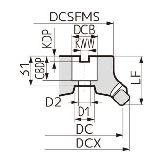 住友電気工業（株） SEC－ウェーブミル カッタ WGC-RS ＳＥＣ－ウェーブミル　カッタ WGC4063RS