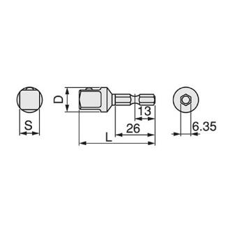 ＴＯＮＥ（株） 充電式電動ドリル用ソケットアダプター 2BSA ソケットアダプター／充電 2BSA-08