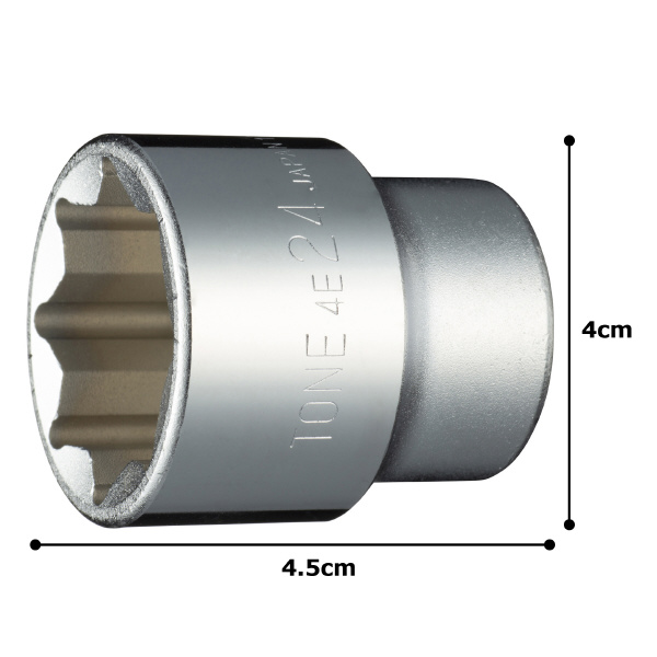 ＴＯＮＥ（株） ソケット(8角) 4E ソケット 4E-24