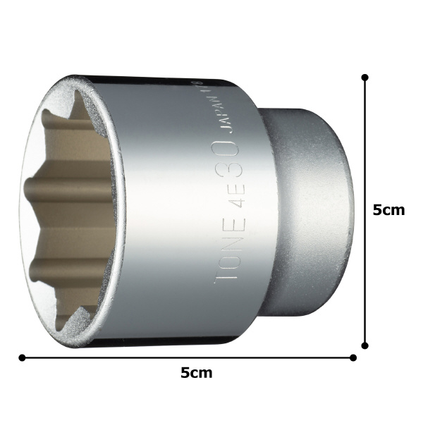 ＴＯＮＥ（株） ソケット(8角) 4E ソケット 4E-30