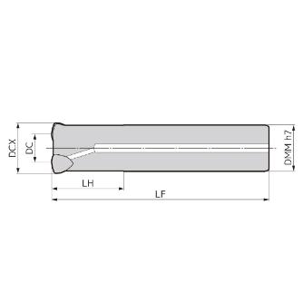 住友電気工業（株） SEC－スミデュアルミル エンドミル DMSW-E ＳＥＣ－スミデュアルミル　エンドミル DMSW08040E03