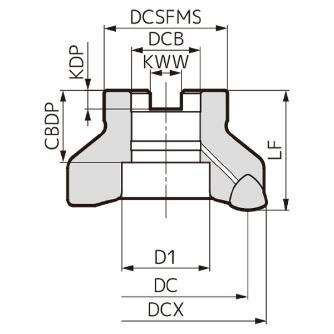 住友電気工業（株） SEC－スミデュアルミル カッタ DMSW-RS ＳＥＣ－スミデュアルミル　カッタ DMSW08100RS06