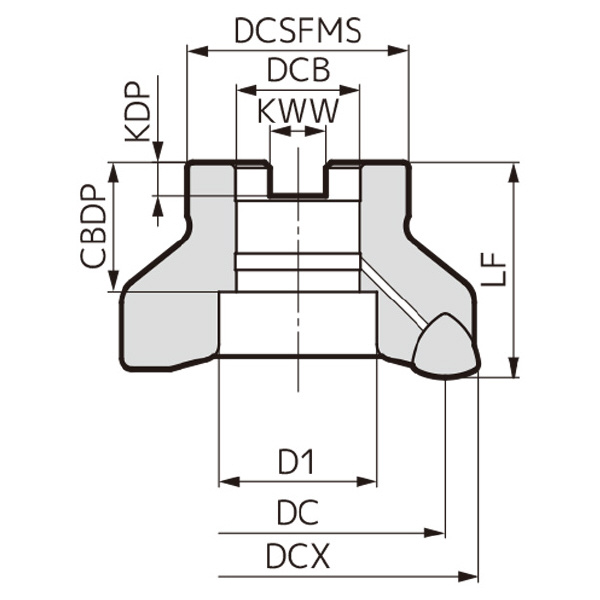 住友電気工業（株） SEC－スミデュアルミル カッタ DMSW-RS ＳＥＣ－スミデュアルミル　カッタ DMSW08100RS06
