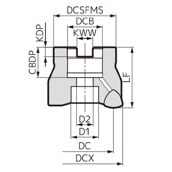 住友電気工業（株） SEC－スミデュアルミル カッタ DMSW-R ＳＥＣ－スミデュアルミル　カッタ DMSW08063R05