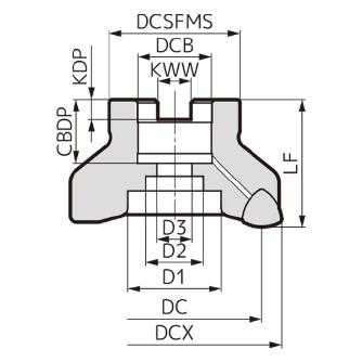住友電気工業（株） SEC－スミデュアルミル カッタ DMSW-R ＳＥＣ－スミデュアルミル　カッタ DMSW08100R06