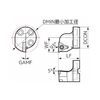 住友電気工業（株） 内径旋削用スマートダンパー 交換式ヘッド STUP 内径旋削用スマートダンパー　交換式ヘッド SDB40-STUPR1604-50