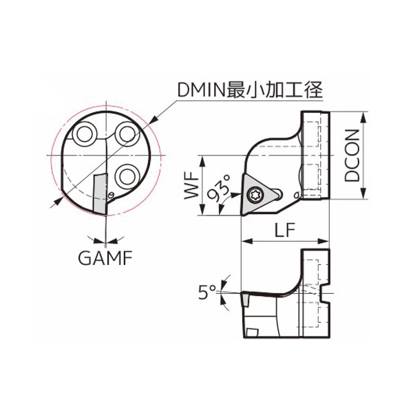 住友電気工業（株） 内径旋削用スマートダンパー 交換式ヘッド STUP 内径旋削用スマートダンパー　交換式ヘッド SDB40-STUPR1604-50