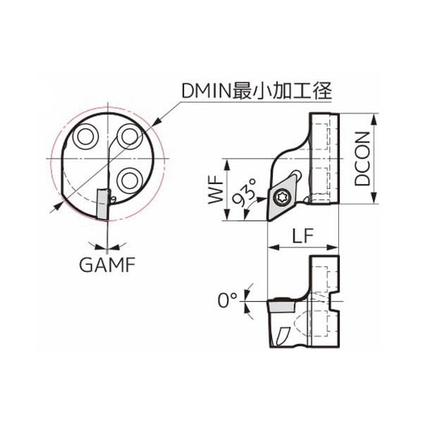 住友電気工業（株） 内径旋削用スマートダンパー 交換式ヘッド SDUC 内径旋削用スマートダンパー　交換式ヘッド SDB40-SDUCR11T3-50