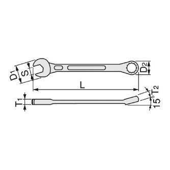 ＴＯＮＥ（株） SUSコンビネーションスパナ SMS ＳＵＳコンビネーションスパナ SMS-22