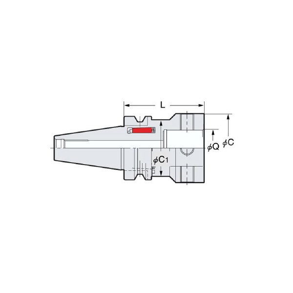 （株）日研工作所 メジャードリームモジュラー ベースホルダ NBT-MDQ メジャードリームモジュラー　ベースホルダ NBT30-MDQ26-60