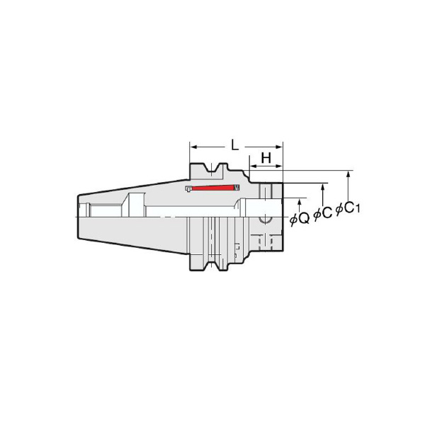 （株）日研工作所 メジャードリームモジュラー ベースホルダ NBT-MDQ メジャードリームモジュラー　ベースホルダ NBT50-MDQ26-80