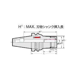 （株）日研工作所 メジャードリームホルダ NBT-MDSK メジャードリームホルダ NBT30-MDSK10-75