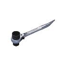 （株）スーパーツール 曲がりしの付・両口ラチェットレンチ(ミニショートタイプ) SSR