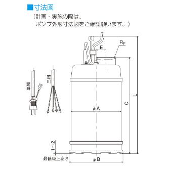 （株）寺田ポンプ製作所 水中ポンプ CS 水中ポンプ CS-250L 50HZ