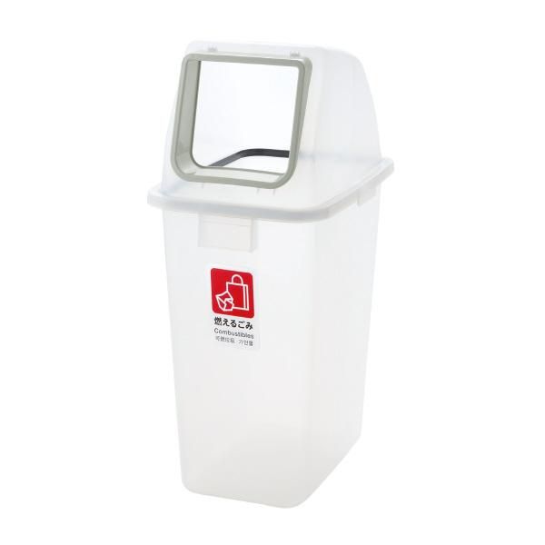 （株）リッチェル 分別ユニバーサルペール 65(本体) 半透明 分別ユニバーサルペール ﾌﾞﾝﾍﾞﾂﾕﾆﾊﾞｰｻﾙﾍﾟｰﾙ65ﾎﾝﾀｲ ﾊﾝﾄｳﾒｲ