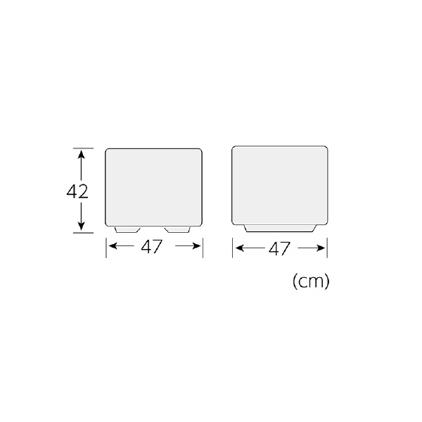 （株）リッチェル タウンプランター WS 角45型 石はだ タウンプランター ﾀｳﾝﾌﾟﾗﾝﾀｰWS ｶｸ45ｶﾞﾀ ｲｼﾊﾀﾞ