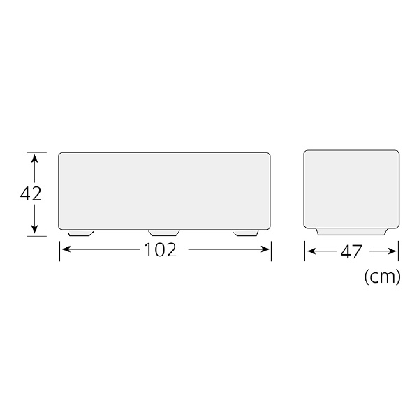 （株）リッチェル タウンプランター WS 100型 石はだ タウンプランター ﾀｳﾝﾌﾟﾗﾝﾀｰWS 100ｶﾞﾀ ｲｼﾊﾀﾞ