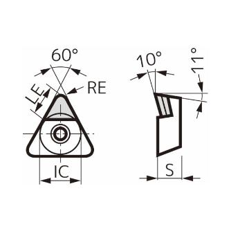 住友電気工業（株） スミダイヤ スローアウェイチップ NF-TPMT スミダイヤ　スローアウェイチップ NF-TPMT110301 DA2200