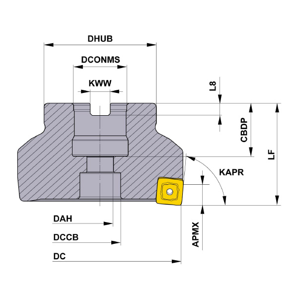 三菱マテリアル（株） カッタ 正面削り用(シャンクタイプ) WSF406W カッタ　正面削り用（シャンクタイプ） WSF406WR08006CN