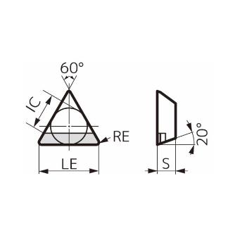 住友電気工業（株） スミダイヤ スローアウェイチップ NF-TEGN-P スミダイヤ　スローアウェイチップ NF-TEGN110308P DA2200