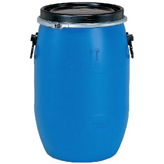 三甲（株） プラスチックドラム オープンタイプ プラスチックドラム　オープンタイプ 850054-01 PDO60L-1 ﾌﾞﾙｰ