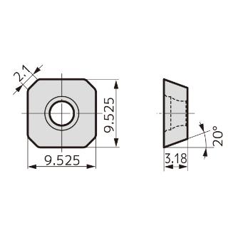 住友電気工業（株） カッタチップ SEMT-L カッタチップ SEMT0903AGSN-L ACZ310