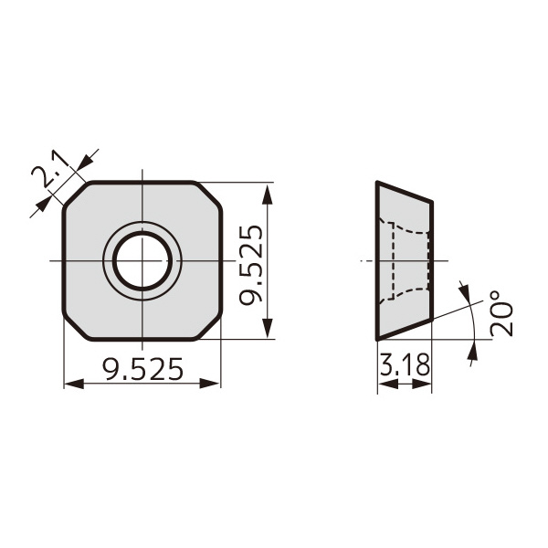 住友電気工業（株） カッタチップ SEMT-L カッタチップ SEMT0903AGSN-L ACZ310