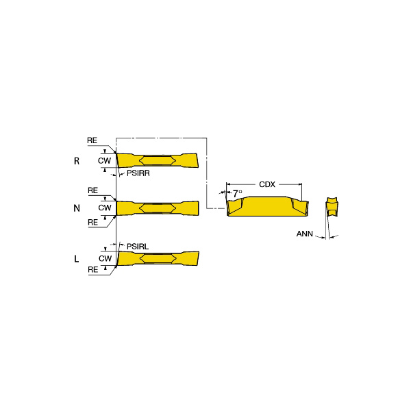 サンドビック（株） コロカット1-2 チップ N123 コロカット１－２　チップ　【Ｃ】 N123F1-0250-0002-CM 2135