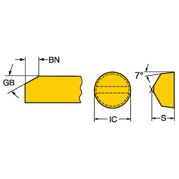 サンドビック（株） TーMax セラミックチップ 【D】 RCGX Ｔ－Ｍａｘ　セラミックチップ　【Ｄ】 RCGX 12 07 00T01020 670