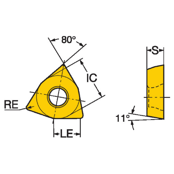 サンドビック（株） コロターン111 サーメットチップ【C】 WPMT コロターン１１１　サーメットチップ【Ｃ】 WPMT 02 01 02-PF 5015