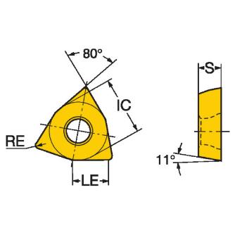 サンドビック（株） コロターン111 サーメットチップ【C】 WPMT コロターン１１１　サーメットチップ【Ｃ】 WPMT 04 02 04-PF 5015