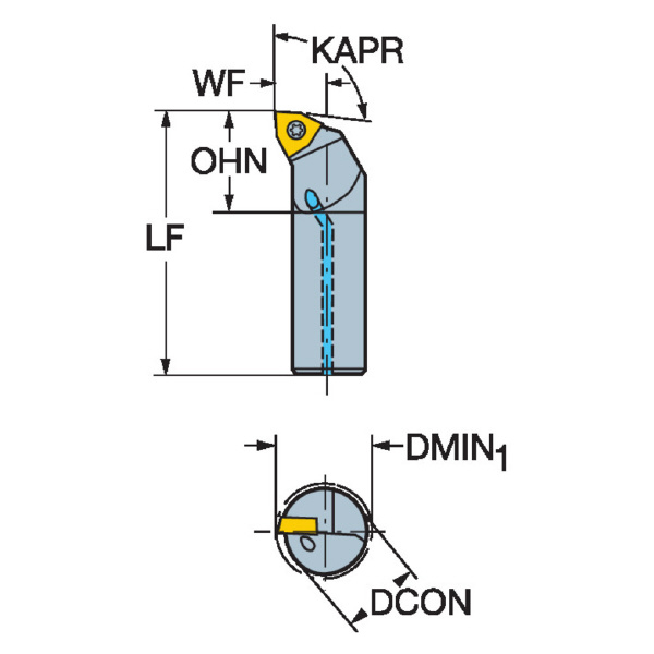 サンドビック（株） コロターン111 ボーリングバイト【F】 A10K-SWLP コロターン１１１　ボーリングバイト【Ｆ】 A10K-SWLPL 04-R