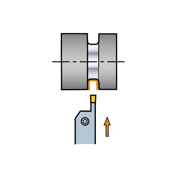 サンドビック（株） コロカット1ー2 シャンクバイト 【F】 RF コロカット１－２　シャンクバイト　【Ｆ】 RF123G07-2525C