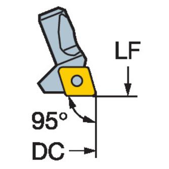 サンドビック（株） デュオボア カートリッジ 391.38 ファインボーリング　カートリッジ　【Ｅ】 391.38L-2CC09A